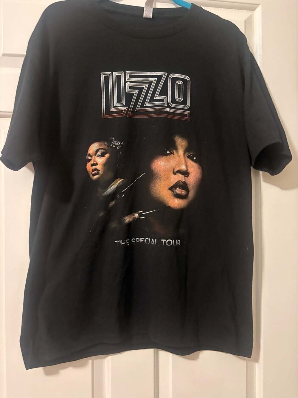 Lizzo The Special Tour Concert T-Shirt Black Tour Dates Latto Graphic